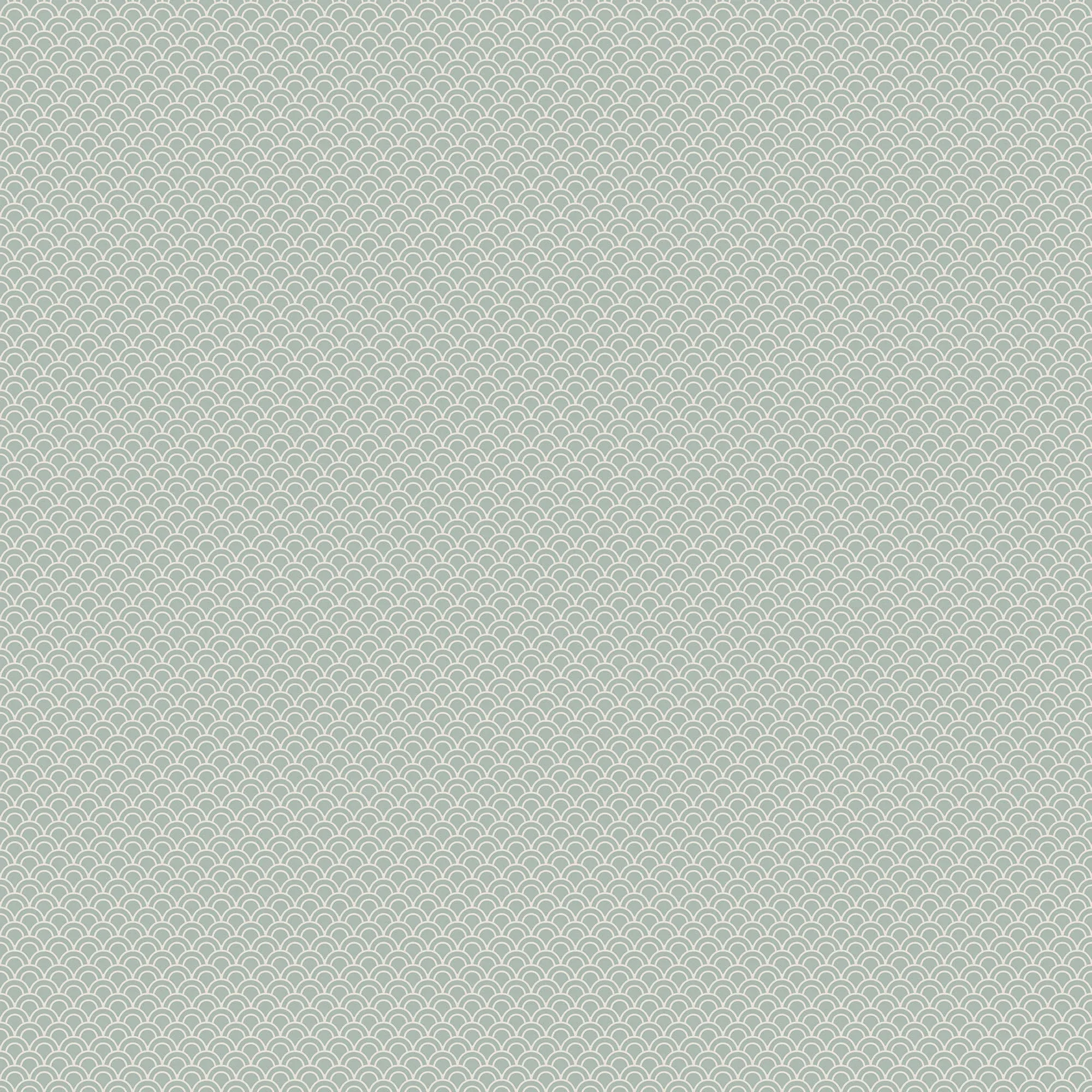 Valv wallpaper in Sage Green color
