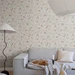 Vinnie wallpaper in Linen color