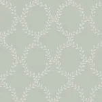 Wilma wallpaper in Sage Green color