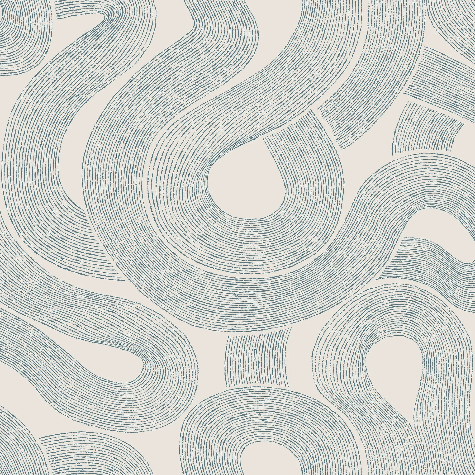 Zen wallpaper in Indigo Blue color