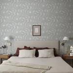 Zen wallpaper in Indigo Blue color
