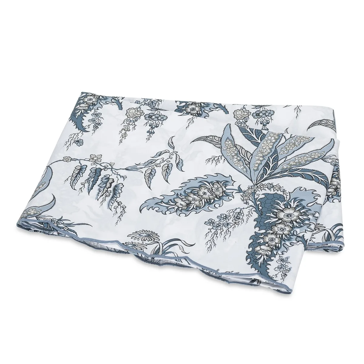 Schumacher Apolline Flat Sheet in Mediterranean