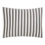 Apollo Stripe Matelassé Sham - Comet Schumacher Apollo Stripe Matelassé Sham in Comet