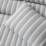 Apollo Stripe Matelassé Sham - Comet Schumacher Apollo Stripe Matelassé Sham in Comet