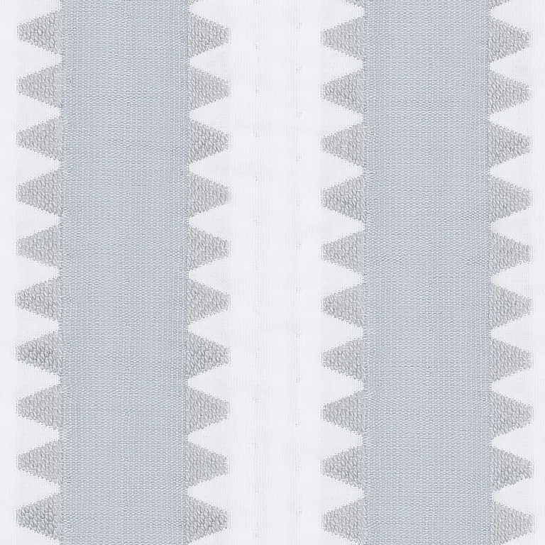 Schumacher Apollo Stripe Matelassé Sham in Dove