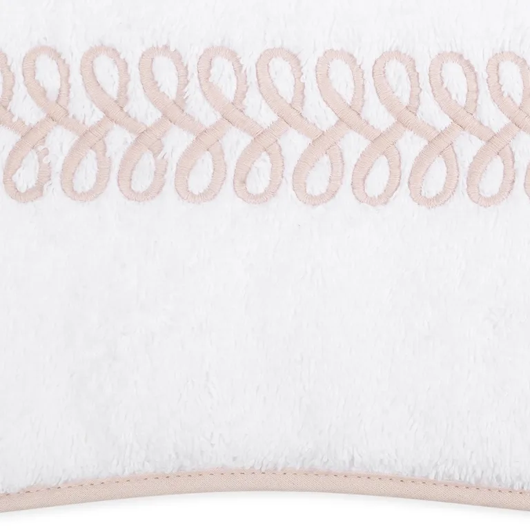 Schumacher Astor Braid Bath in Blush