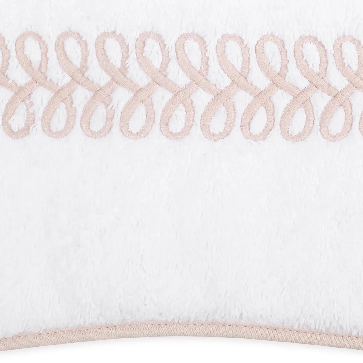 Schumacher Astor Braid Bath in Blush