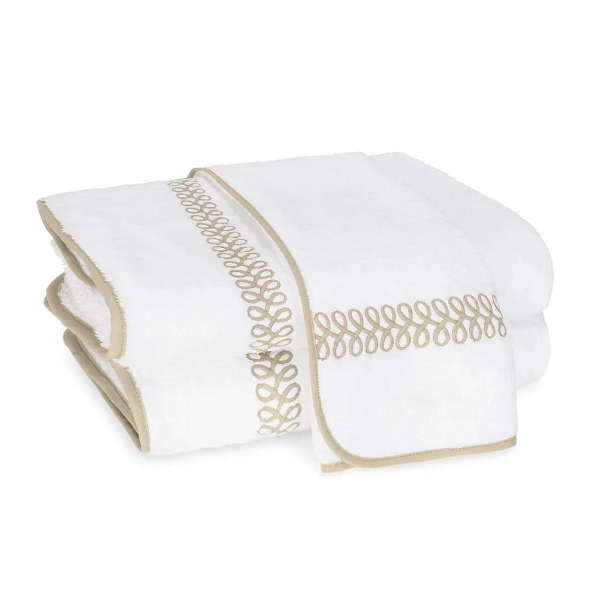 Schumacher Astor Braid Bath in Dune