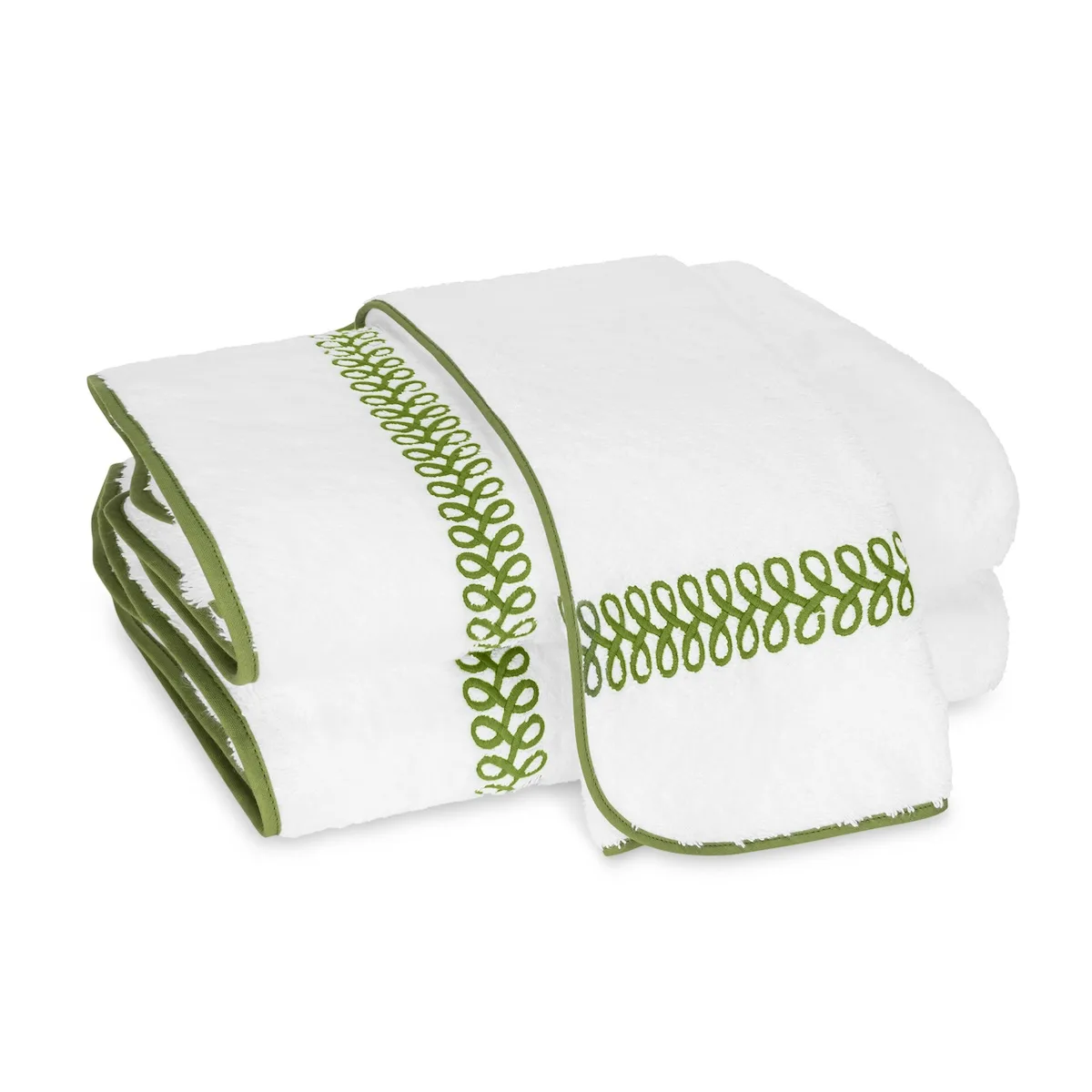 Schumacher Astor Braid Bath in Grass
