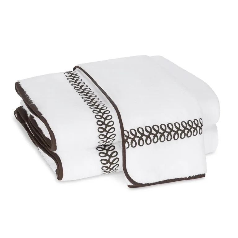 Schumacher Astor Braid Bath in Mocha