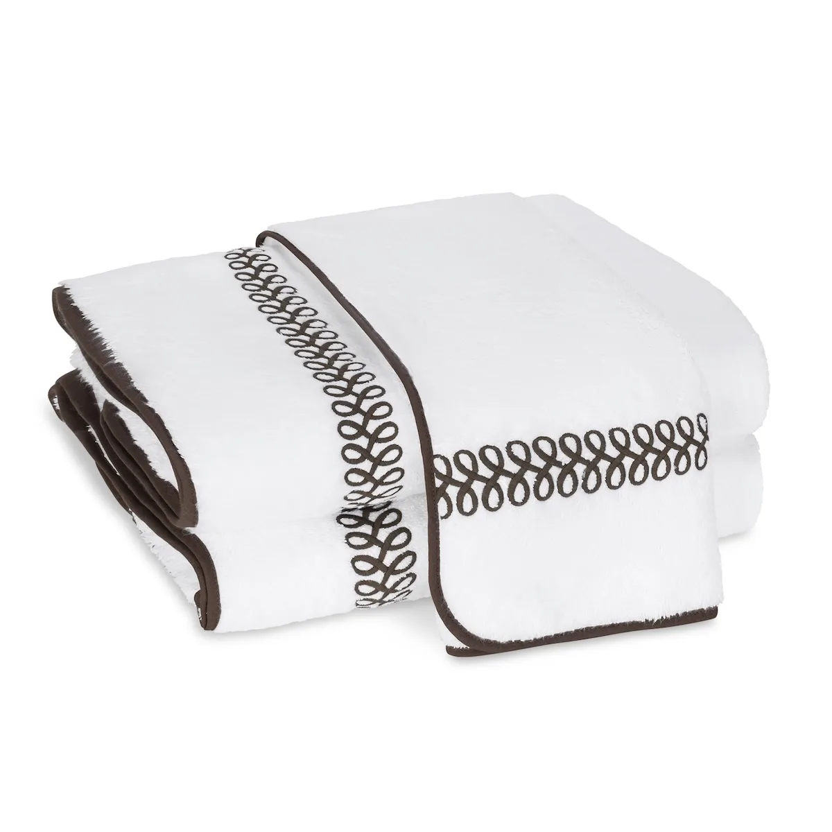 Schumacher Astor Braid Bath in Mocha