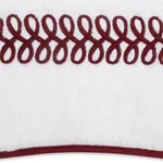 Astor Braid Bath - Red Schumacher Astor Braid Bath in Red