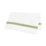 Astor Braid Flat Sheet - Grass Schumacher Astor Braid Flat Sheet in Grass