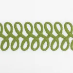 Astor Braid Flat Sheet - Grass Schumacher Astor Braid Flat Sheet in Grass