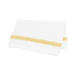 Astor Braid Flat Sheet - Lemon Schumacher Astor Braid Flat Sheet in Lemon