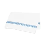Astor Braid Flat Sheet - Sky Schumacher Astor Braid Flat Sheet in Sky
