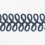 MSC017GTOW2ID | Astor Braid Guest Towel, Set of 2 - Indigo Schumacher Astor Braid Guest Towel, Set of 2 in Indigo (MSC017GTOW2ID)