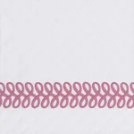 Astor Braid Matelassé Coverlet - Peony Schumacher Astor Braid Matelassé Coverlet in Peony