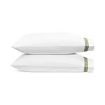 Astor Braid Pillowcases - Grass Schumacher Astor Braid Pillowcases in Grass