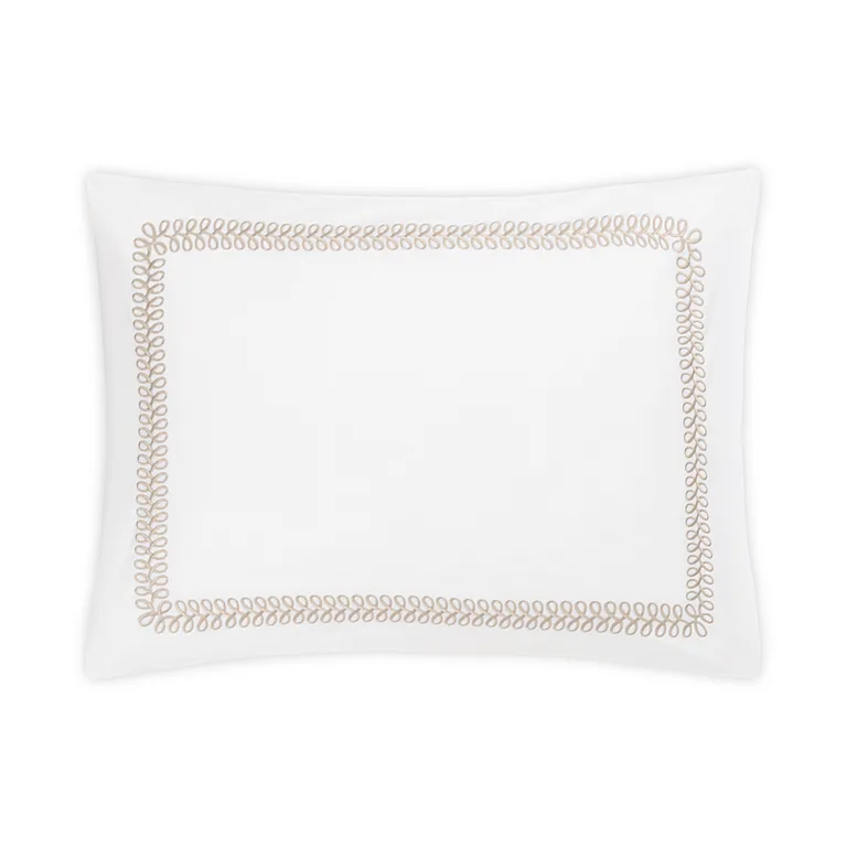 Schumacher Astor Braid Sham in Dune