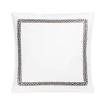 Astor Braid Sham - Mocha Schumacher Astor Braid Sham in Mocha