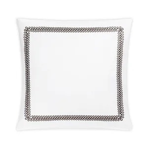 Schumacher Astor Braid Sham in Mocha