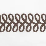 Astor Braid Sham - Mocha Schumacher Astor Braid Sham in Mocha