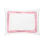 Astor Braid Sham - Peony Schumacher Astor Braid Sham in Peony