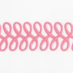 Astor Braid Sham - Peony Schumacher Astor Braid Sham in Peony