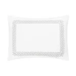 Astor Braid Sham - Silver Schumacher Astor Braid Sham in Silver