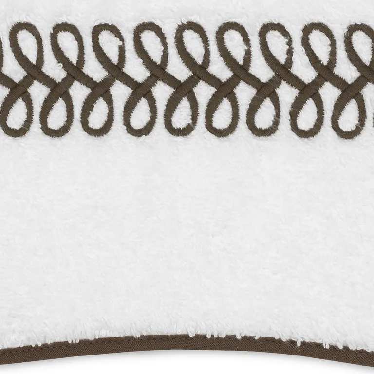 Schumacher Astor Braid Tub Mat in Mocha (MSC017TMTOWMC)