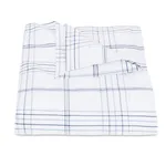 August Plaid Duvet Cover - Navy Schumacher August Plaid Duvet Cover in Navy