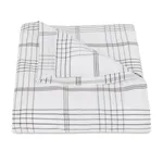 MSC030FQDUV1A | August Plaid Duvet Cover - Sable Schumacher August Plaid Duvet Cover in Sable (MSC030FQDUV1A)
