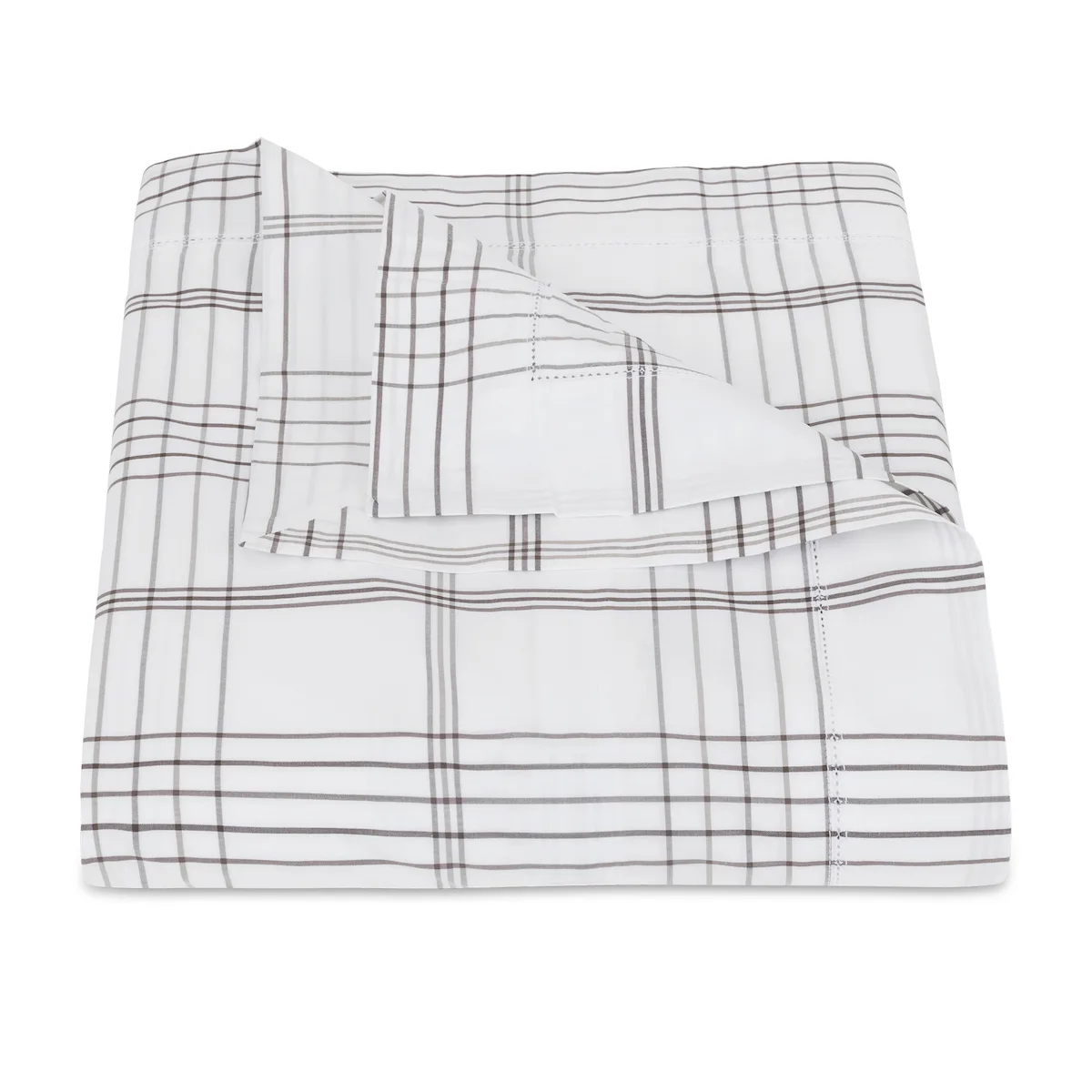 Schumacher August Plaid Duvet Cover in Sable (MSC030FQDUV1A)