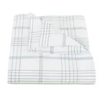 August Plaid Duvet Cover - Sea Schumacher August Plaid Duvet Cover in Sea