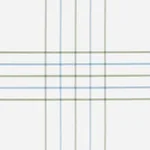 August Plaid Fitted Sheet - Sea Schumacher August Plaid Fitted Sheet in Sea