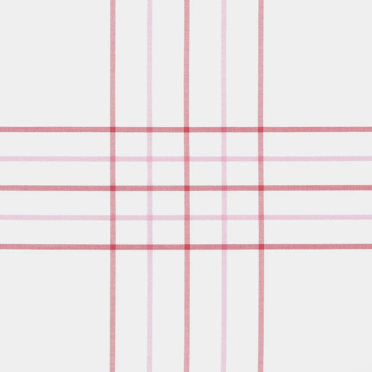 Schumacher August Plaid Flat Sheet in Peony