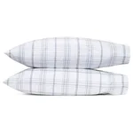 August Plaid Pillowcases - Navy Schumacher August Plaid Pillowcases in Navy