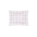 August Plaid Sham - Peony Schumacher August Plaid Sham in Peony