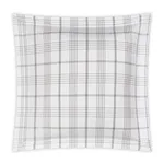August Plaid Sham - Sable Schumacher August Plaid Sham in Sable