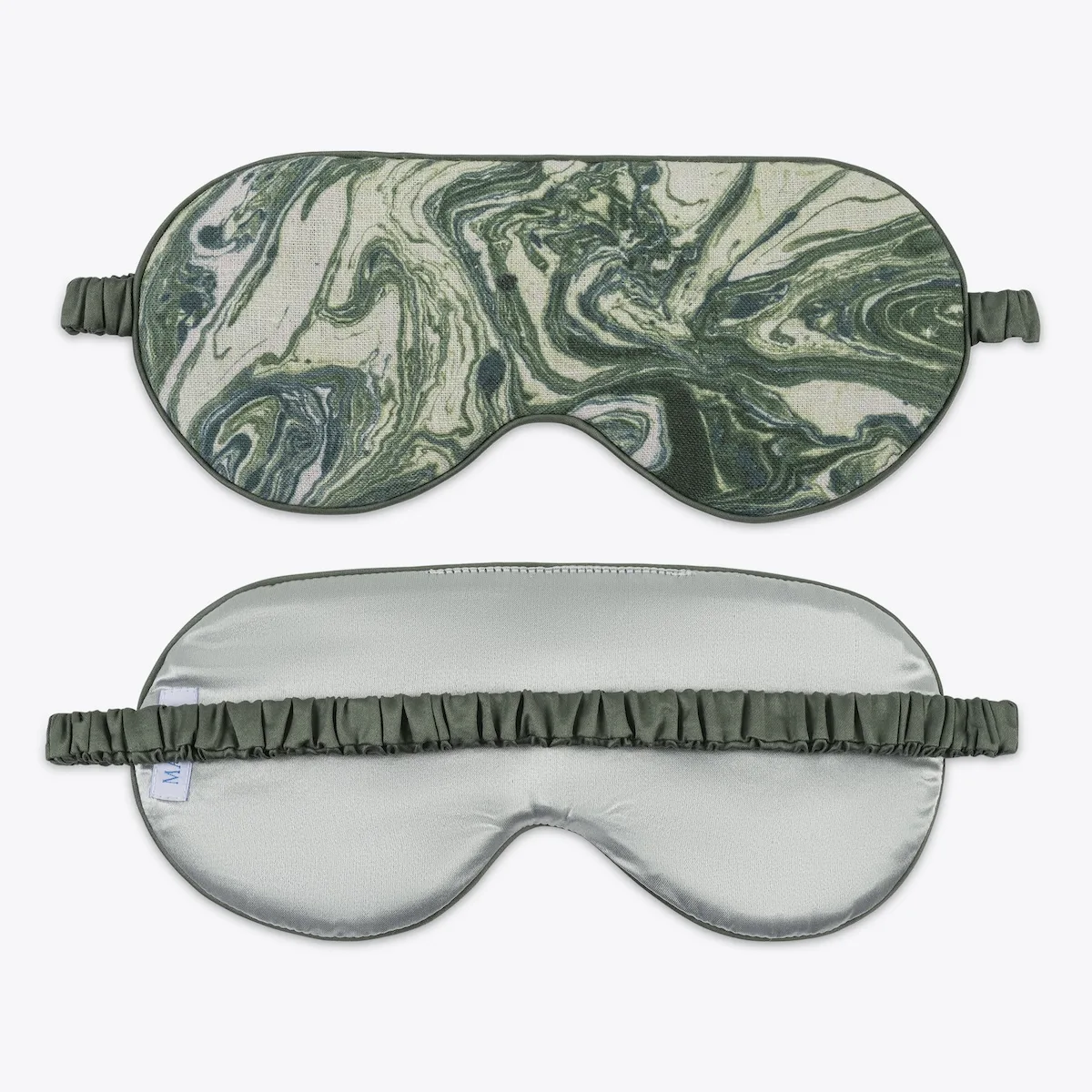 Schumacher Balthazar Linen Sleep Mask in Emerald (MSC070SMSKEM)