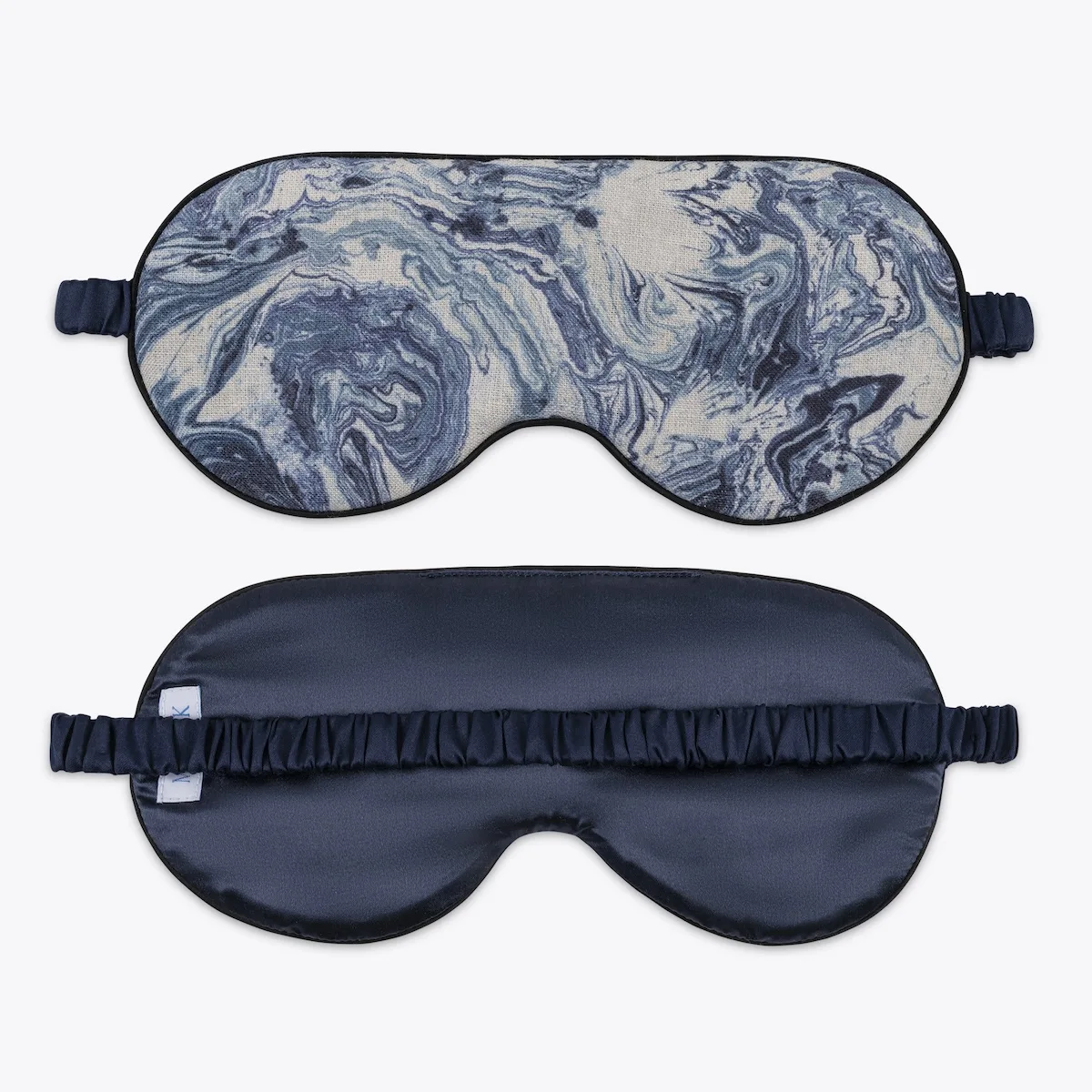 Schumacher Balthazar Linen Sleep Mask in Lapis (MSC070SMSKLP)