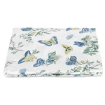 Baudin Butterfly Fitted Sheet - Prussian Blue Schumacher Baudin Butterfly Fitted Sheet in Prussian Blue