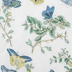 Baudin Butterfly Quilted Sham - Prussian Blue Schumacher Baudin Butterfly Quilted Sham in Prussian Blue
