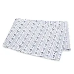 Cabanon Stripe Flat Sheet - Blue Schumacher Cabanon Stripe Flat Sheet in Blue