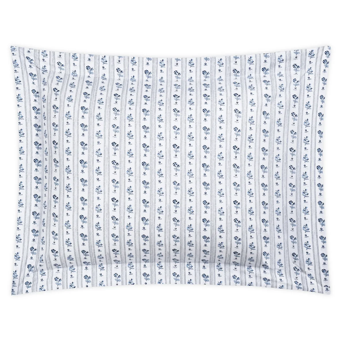 Schumacher Cabanon Stripe Sham in Blue