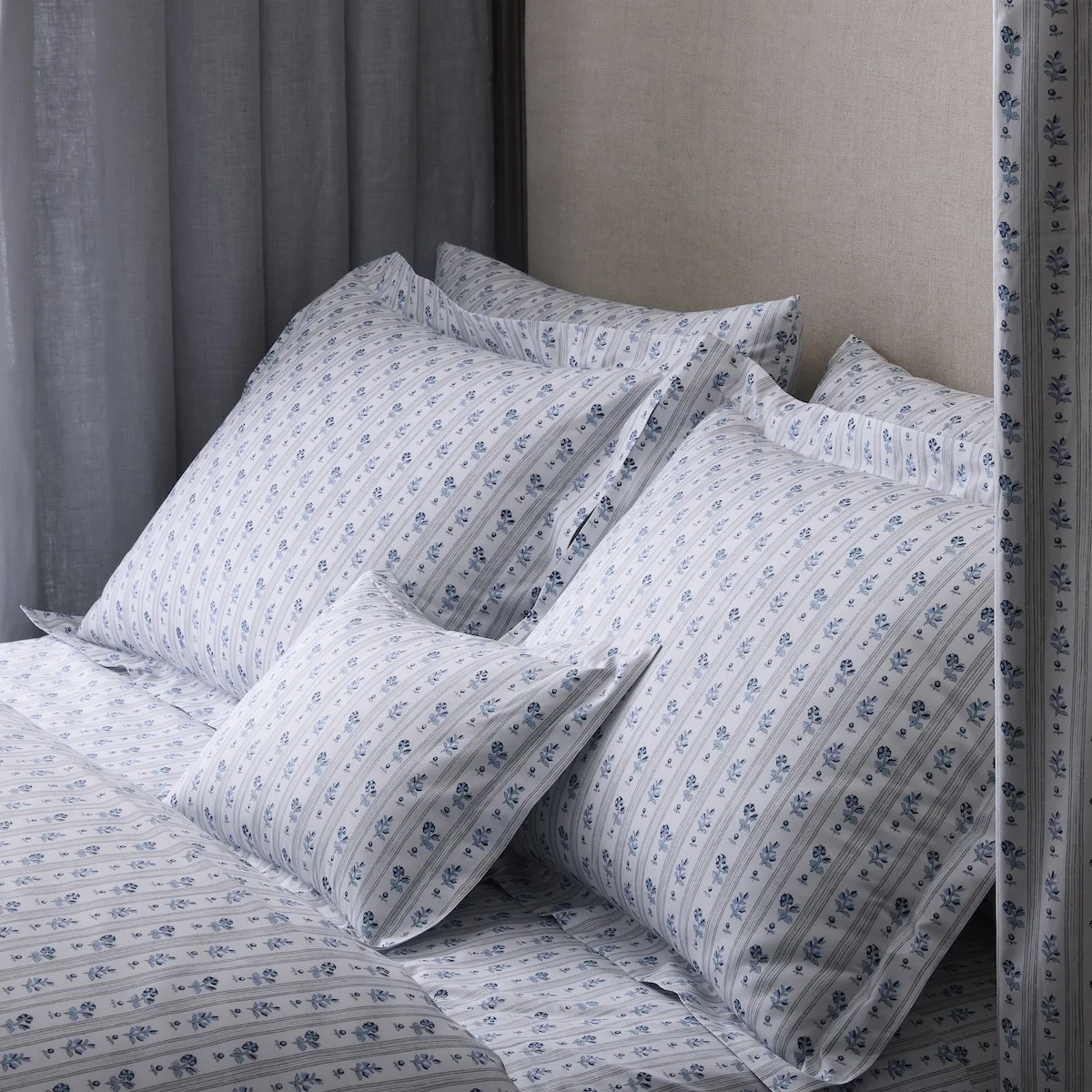 Cabanon Stripe Sham - Blue Schumacher Cabanon Stripe Sham in Blue