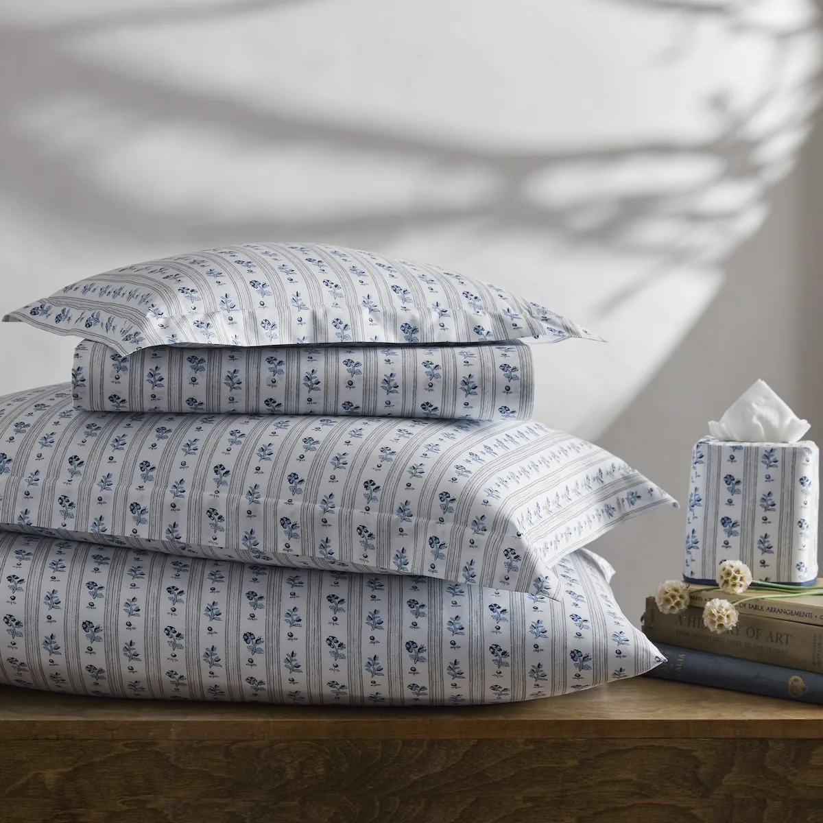 Cabanon Stripe Sham - Blue Schumacher Cabanon Stripe Sham in Blue