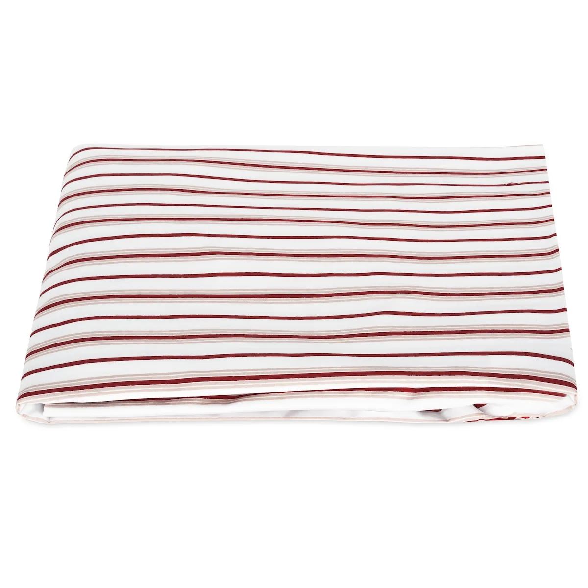 Schumacher Calypso Fitted Sheet in Redberry