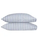 Calypso Pillowcases - Prussian Blue Schumacher Calypso Pillowcases in Prussian Blue